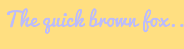 Image with Font Color BDBCF9 and Background Color FFDF81